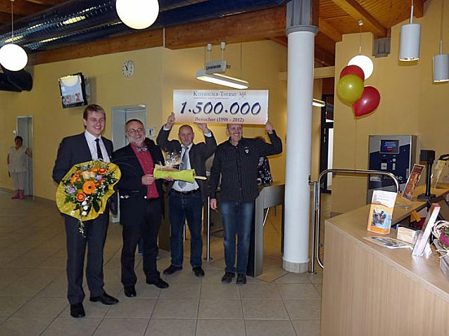 Bild: Der 1.500.000. Besucher