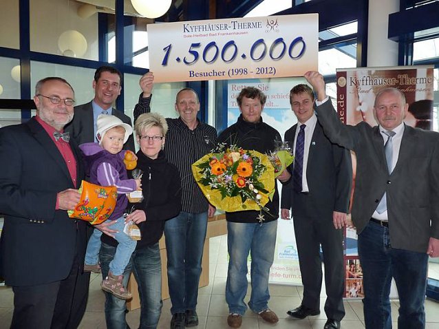 Bild: Der 1.500.000. Besucher