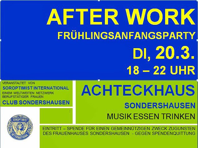 Bild: After Work Party zum Fr&uuml;hlingsanfang