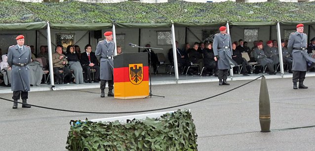 Bild: Kommandowechsel in Sondershausen