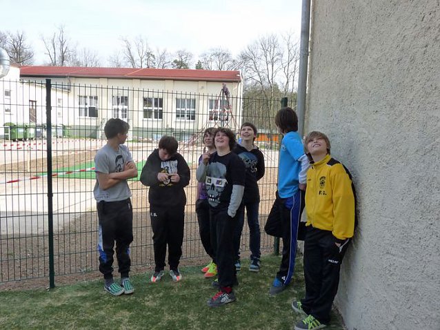 Bild: Kletterversuche