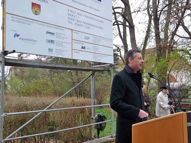 Bild: Kurparkerweiterung mit Spatenstich begonnen