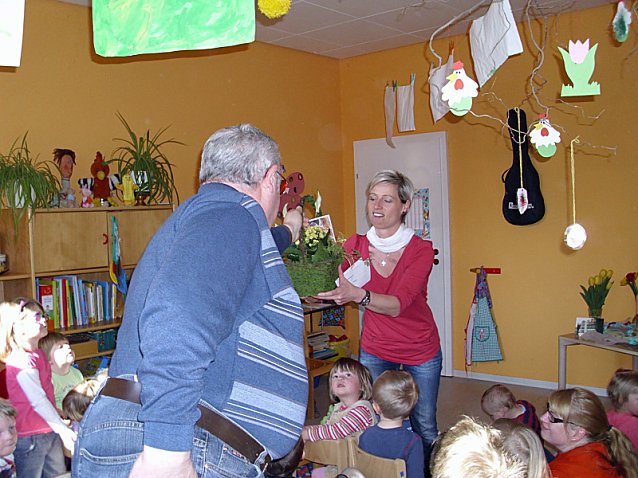 Bild: Beim Kita Geburtstag