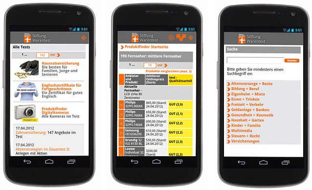 Bild: Test-App