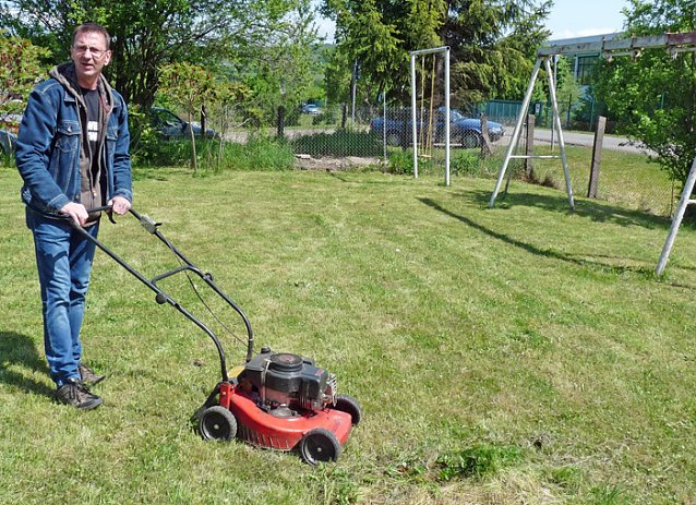 Bild: Arbeitseinsatz am Vatertag