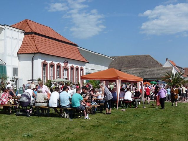 Bild: In der Orangerie gefeiert