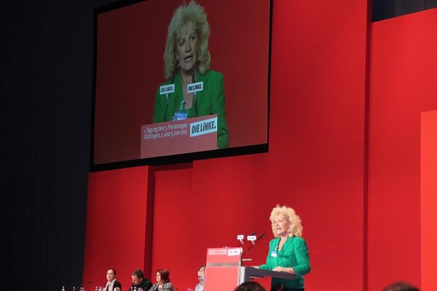 Bild: Birgit Keller am Rednerpult