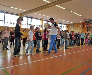 Bild: Beachparty im Trockenem