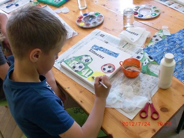 Bild: Sommerferienspiele im "JuST"
