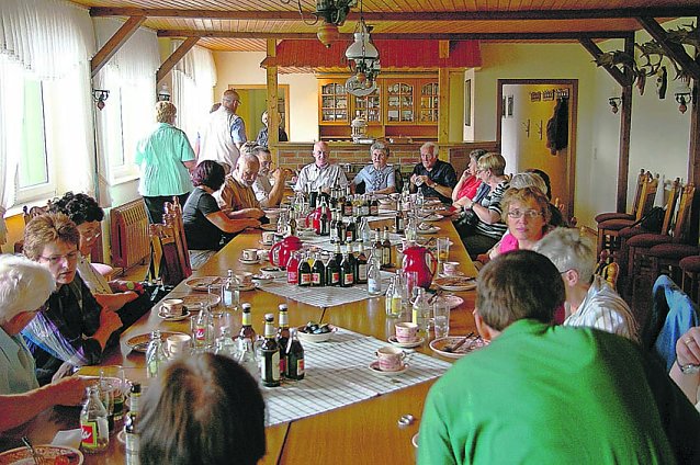 Bild: Rast in der Agragenossenschaft