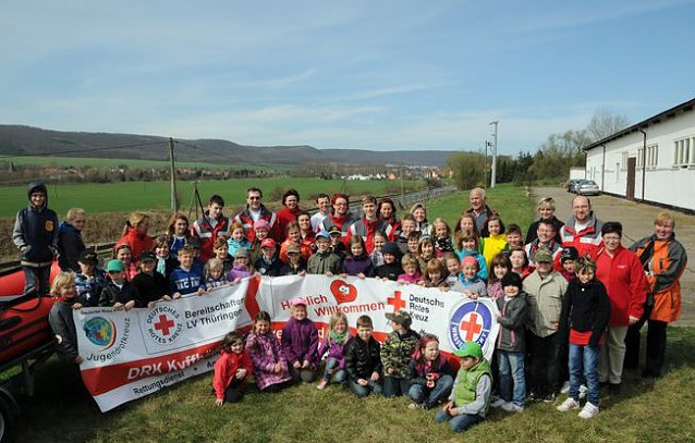 Bild: Mimengruppe aktiv