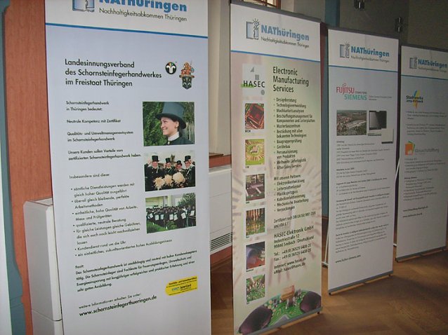 Bild: Wanderausstellung Nachhaltigkeitsabkommen