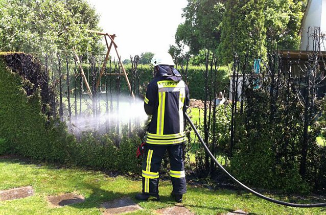 Bild: Brand am Vormittag