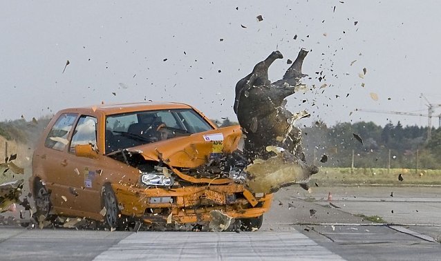 Bild: Unfallsimulation