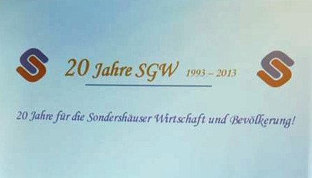 Bild: Mehr als ein Jubil&auml;um - 20 Jahr SGW