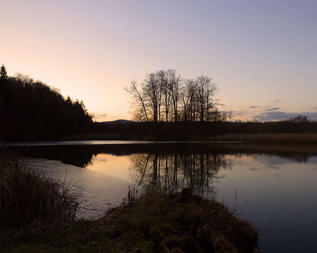 Bild: Walkenrieder Teich am Mittwochabend