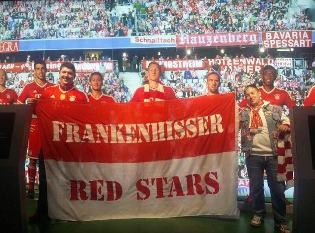 Bild: Auf Fanfahrt zum FC Bayern