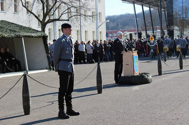 Bild: Indienststellung  des neuen Bataillons in Th&uuml;ringen
