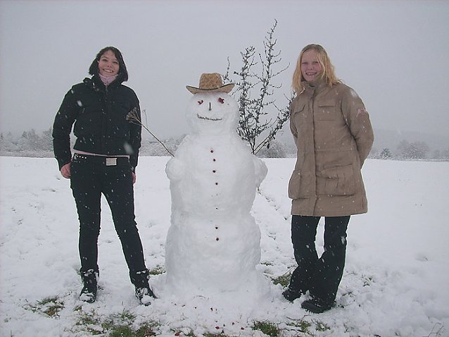 Bild: Schneemann inSondershausen