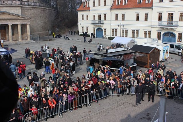 Bild: Party auf dem Markt