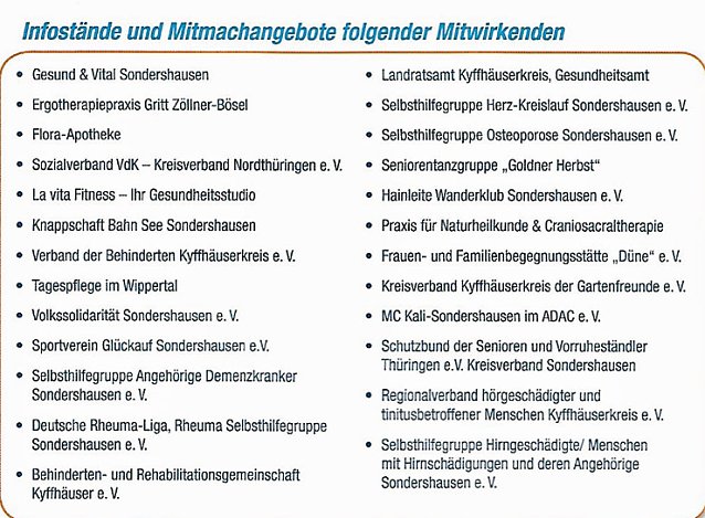 Bild: Vorbereitung Seniorentag