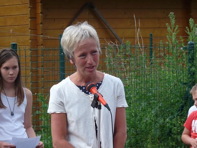 Bild: Schulgarten eingeweiht