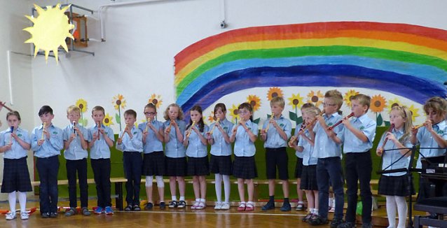 Bild: Den Sommer direkt in die Schule geholt