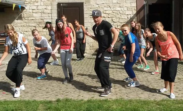 Bild: Video Tanzworkshop wird gezeigt