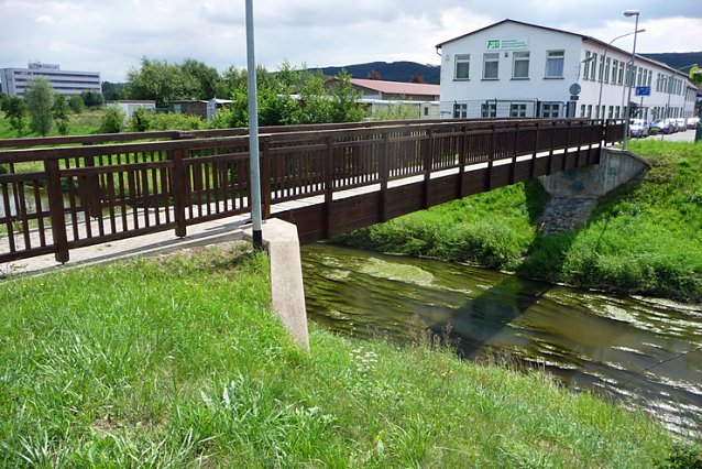 Bild: Fu&szlig;g&auml;ngerbr&uuml;cke wird gesperrt