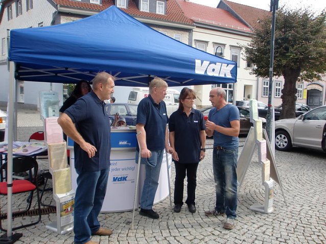 Bild: VdK stellte sich in Greu&szlig;en vor.