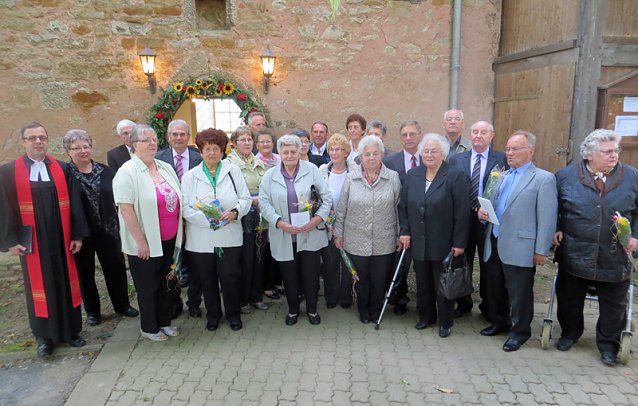 Bild: Jubelkonfirmation in Allmenhausen