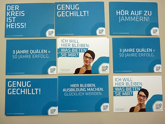 Bild: Hier bleiben und Ausbildung machen