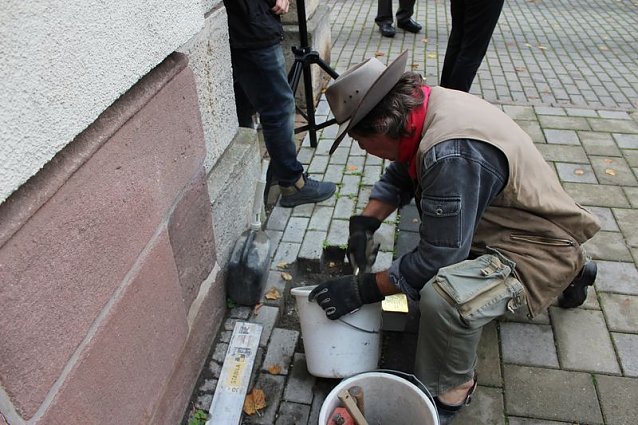Bild: Stolpersteine in Sondershausen verlegt