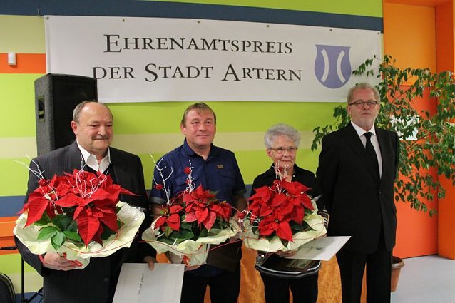 Bild: Ehrenamtspreise in Artern verliehen