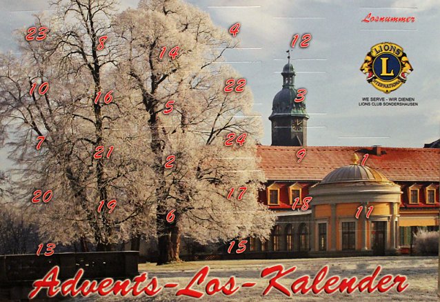 Bild: Advents-Los-Kalender 2014