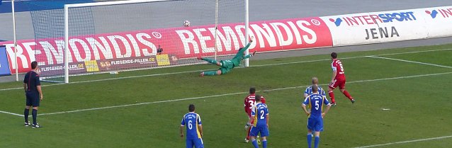 Bild: Der Anschlusstreffer zum 1:2