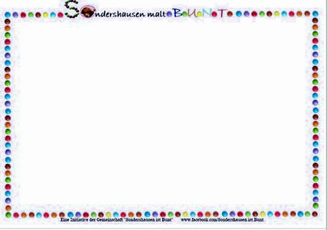 Bild: Sondershausen malt BUNT - Malt alle mit!