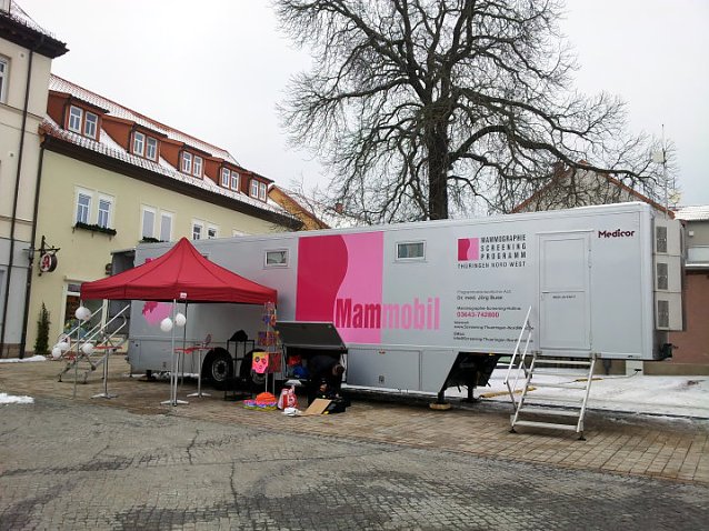 Bild: Mammobil wieder in Bad Frankenhausen