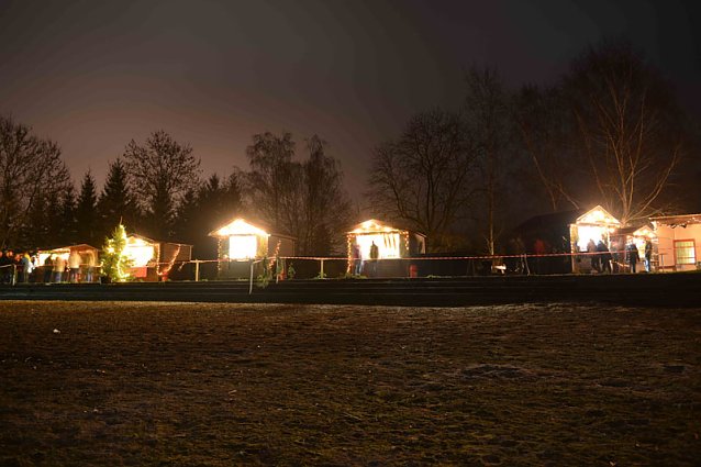 Bild: Weihnachtsromantik am Teich