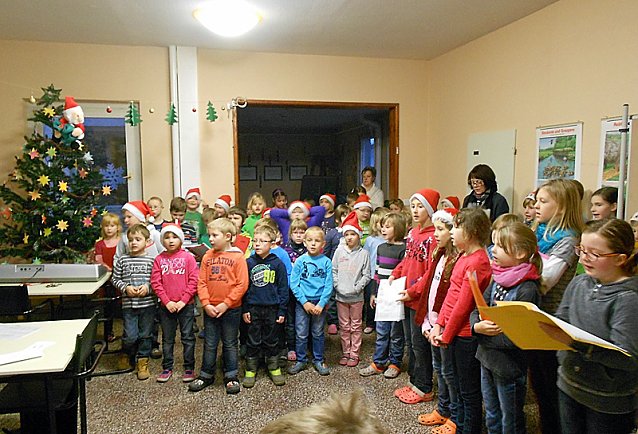 Bild: Weihnachtslieder hell erklingen