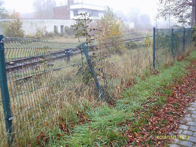 Bild: Sachbesch&auml;digung am Bahnhof Ro&szlig;leben