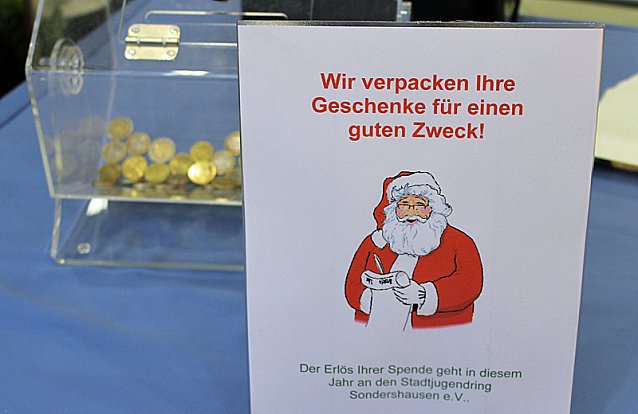 Bild: Wieder Einpackservice in SDH