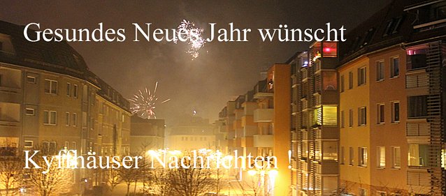 Bild: Feuerwerk &uuml;ber Sondershausen