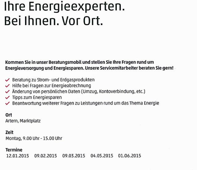 Bild: Energieexperten vor Ort