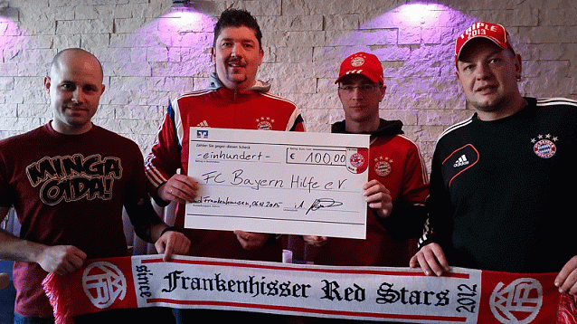 Bild: Spende f&uuml;r Fanclubs