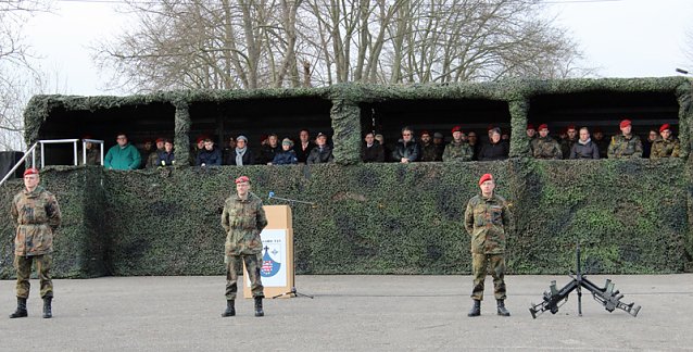 Bild: &Uuml;bergabe Kommando bei der 1. Kompanie des Versorgungsbataillons 131
