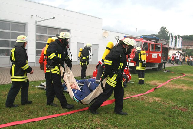 Bild: &Uuml;bung der Feuerwehr