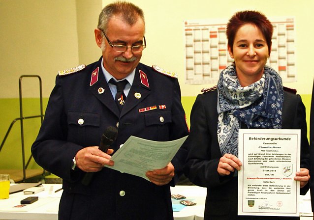 Bild: Feuerwehr Jahreshauptversammlung in Holzthaleben