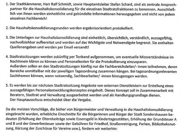 Bild: Interessen durchgesetzt
