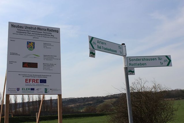 Bild: Positives und Negatives vom Unstrut-Werra-Radweg